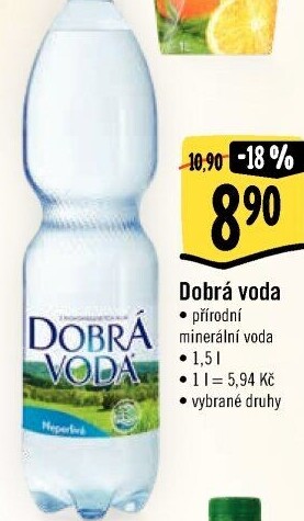 Přírodní voda Dobrá voda