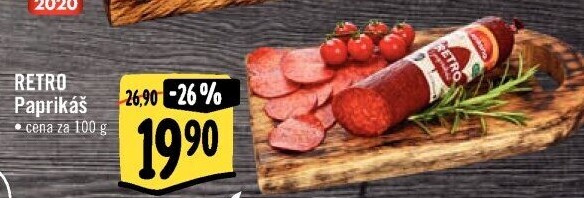 Salám Paprikáš Albert Retro