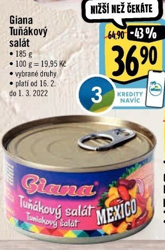 Salát s tuňákem Giana