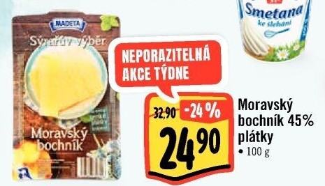 Sýr Moravský bochník 45% Lacrum