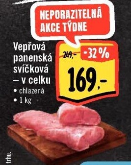 Vepřová panenská svíčková