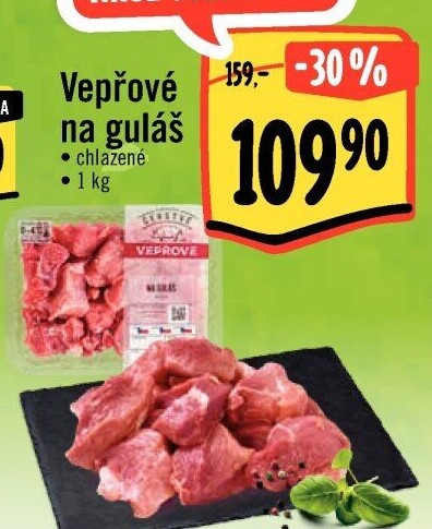 Vepřové maso na guláš Albert