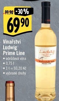 Vína Prime Line Vinařství Ludwig