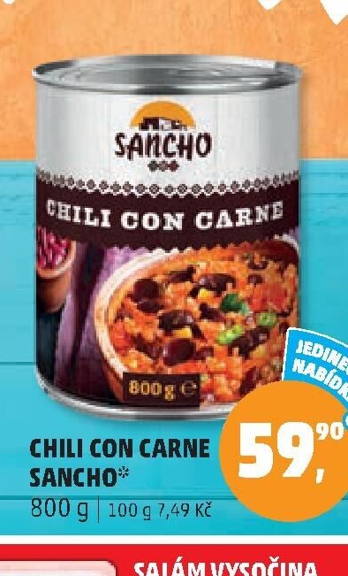 CHILI CON CARNE SANCHO