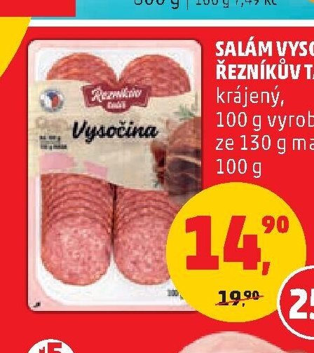 SALÁM VYSOČINA ŘEZNÍKŮV TALÍŘ