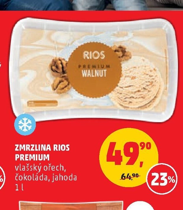 ZMRZLINA RIOS PREMIUM vlašský ořech, čokoláda, jahoda