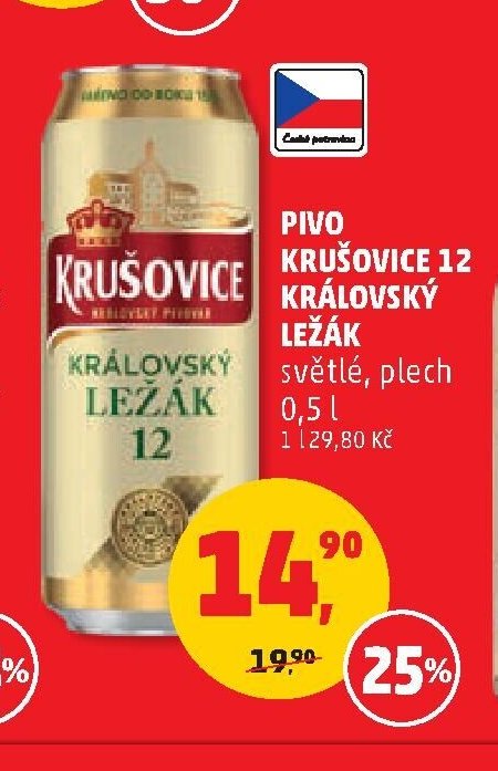 PIVO KRUŠOVICE 12 KRÁLOVSKÝ LEŽÁK