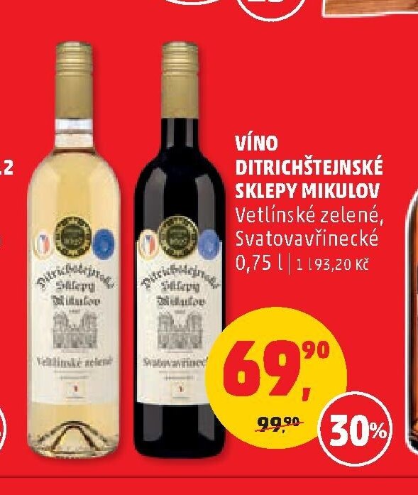 VÍNO DITRICHŠTEJNSKÉ SKLEPY MIKULOV