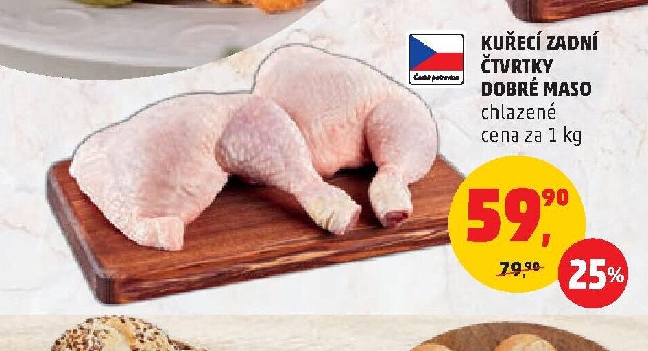 KUŘECÍ ZADNÍ ČTVRTKY DOBRÉ MASO
