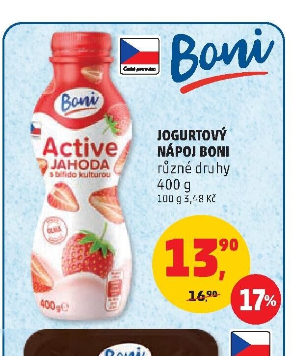 Jogurtový nápoj Boni