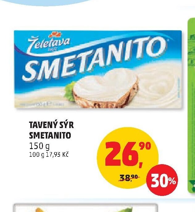 Tavený sýr Smetanito