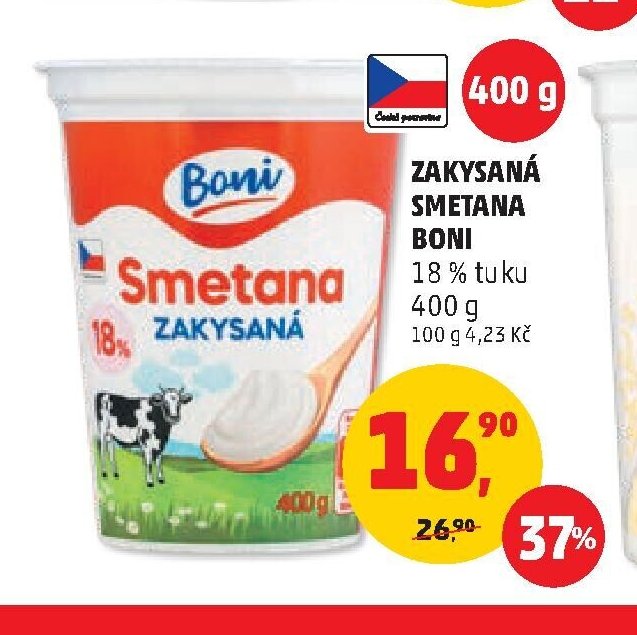 ZAKYSANÁ SMETANA BONI