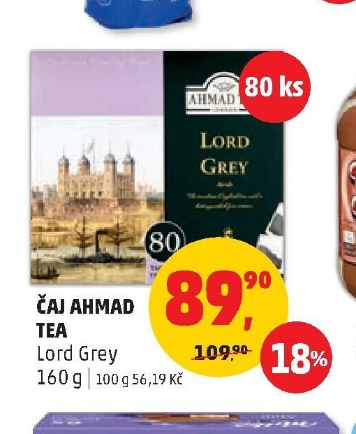 Čaj Ahmad Tea Lord Grey 160 g