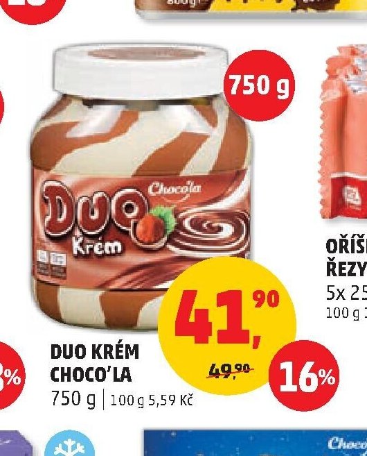 Duo krém Choco'la 750 g