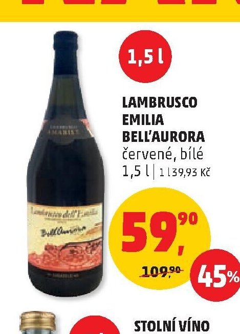LAMBRUSCO EMILIA BELL'AURORA
