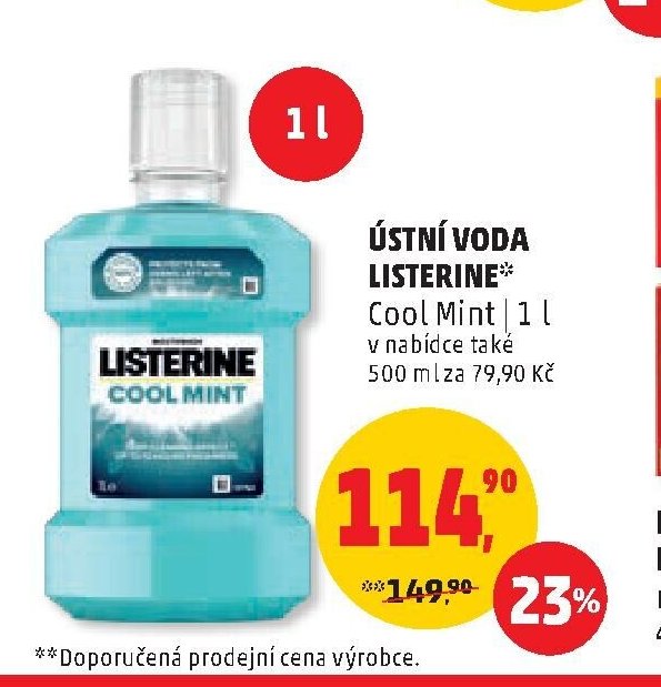 ÚSTNÍ VODA LISTERINE