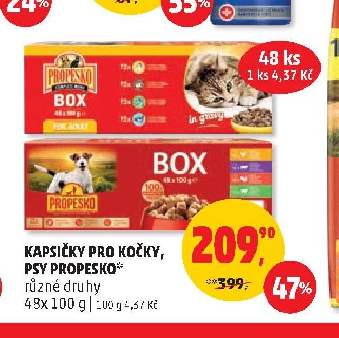 KAPSIČKY PRO KOČKY, PSY PROPESKO