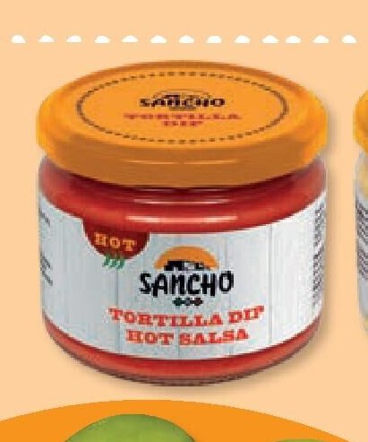 Tortilla Dip Sancho Hot Salsa