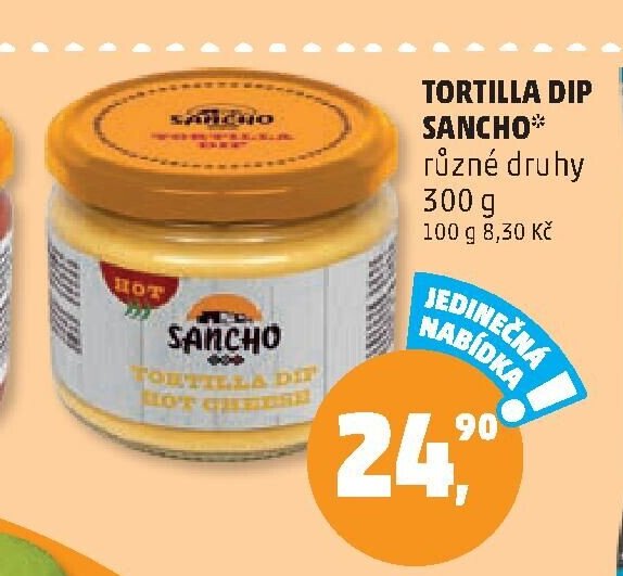 Tortilla Dip Sancho Hot Cheese