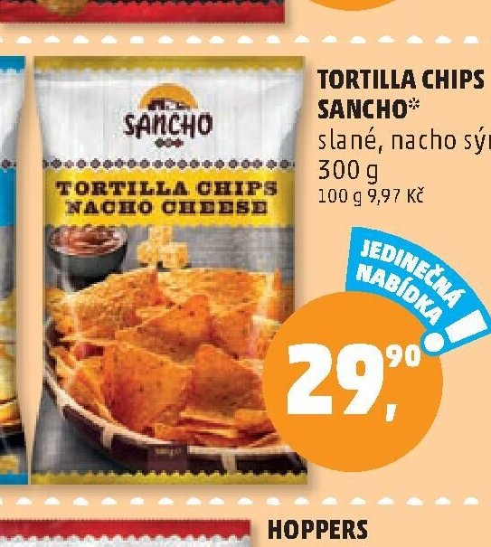 Tortilla Chips Sancho Nacho Cheese
