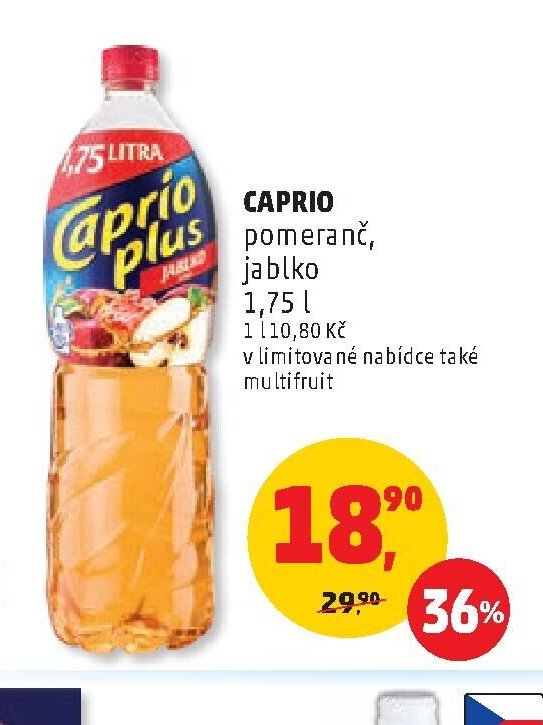 CAPRIO pomeranč, jablko