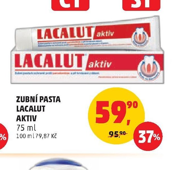 ZUBNÍ PASTA LACALUT AKTIV