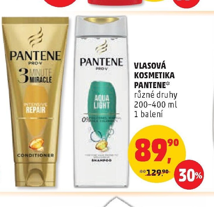 VLASOVÁ KOSMETIKA PANTENE