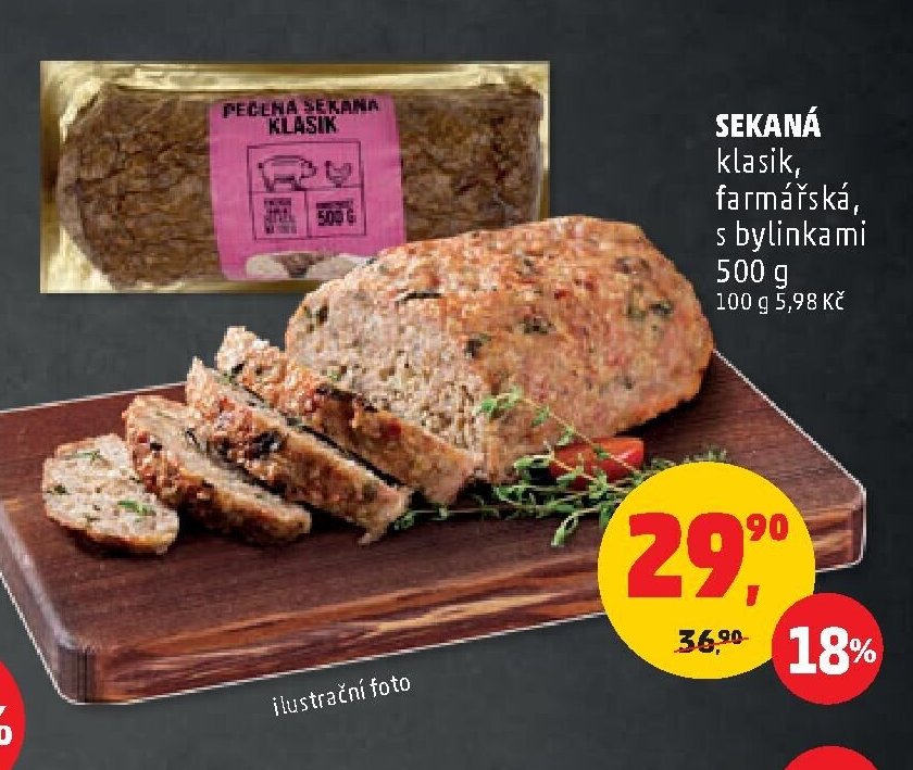 SEKANÁ klasik, farmářská, s bylinkami