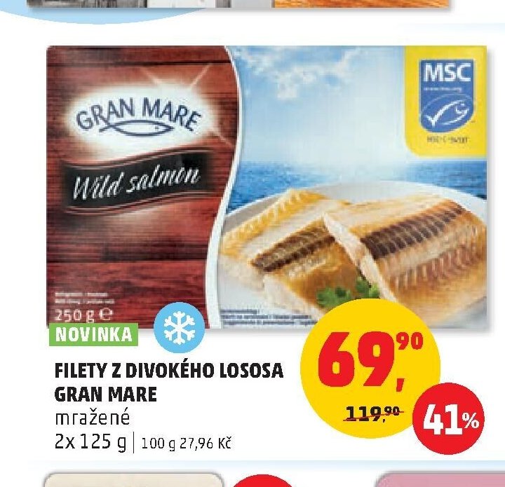 Filety z divokého lososa Gran Mare