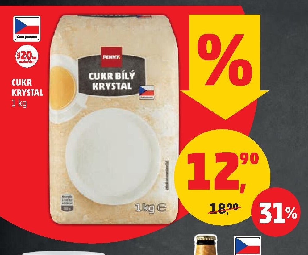 CUKR KRYSTAL 1 kg