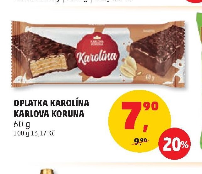 Oplatka Karolína Karlova Koruna