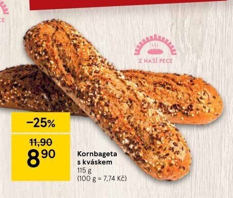 Kornbageta s kváskem