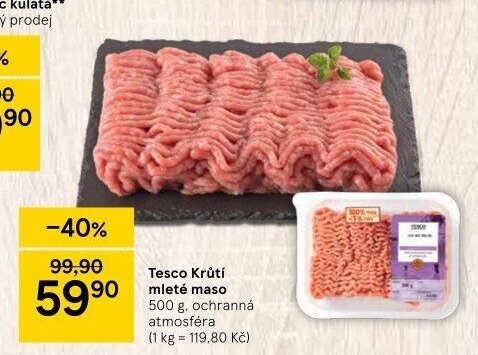Tesco Krůtí mleté maso