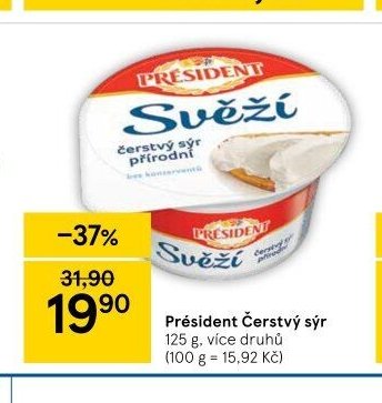 Président Čerstvý sýr