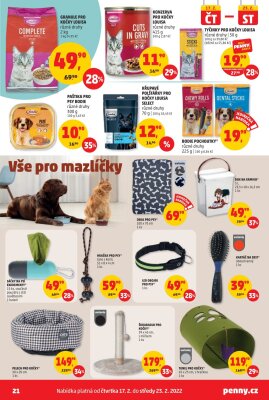 akční leták Penny Market 17.2.2022-23.2.2022