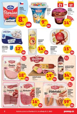 akční leták Penny Market 17.2.2022-23.2.2022