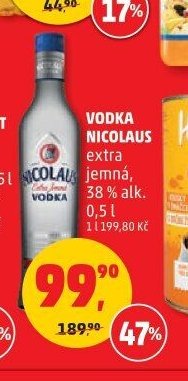 VODKA NICOLAUS extra jemná
