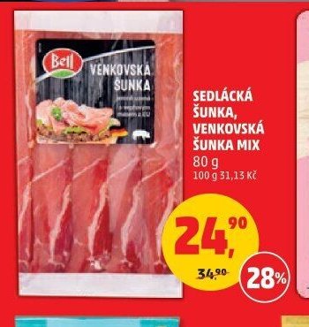 Sedlácká šunka, Venkovská šunka mix 80 g