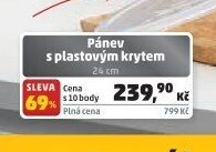 Pánev s plastovým krytem 24 cm