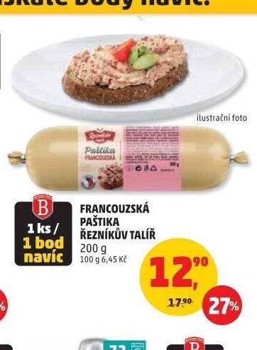 FRANCOUZSKÁ PAŠTIKA ŘEZNÍKŮV TALÍŘ 200 g