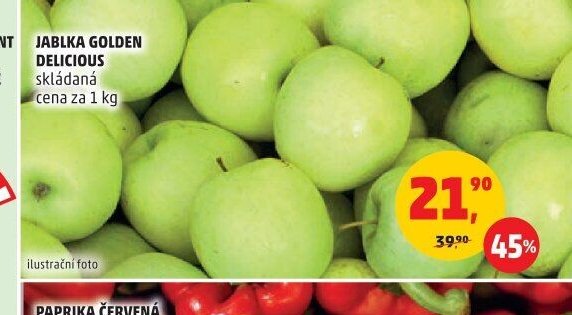 JABLKA GOLDEN DELICIOUS