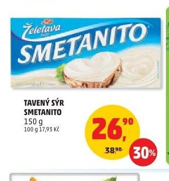 Tavený sýr Smetanito