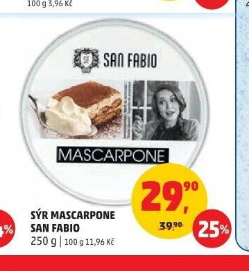 Sýr mascarpone San Fabio