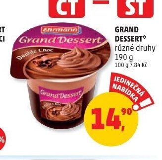 Grand Dessert různé druhy