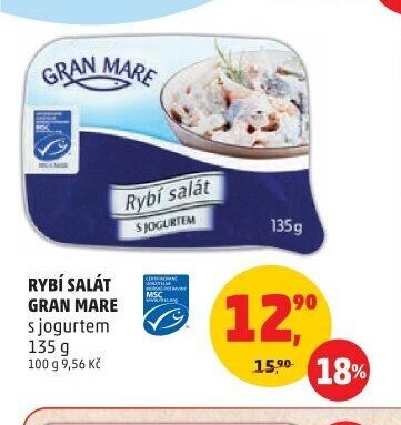 Rybí salát Gran Mare s jogurtem