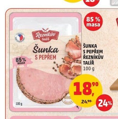 Šunka s pepřem Řezníkův talíř