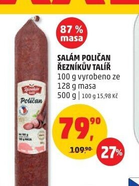 SALÁM POLIČAN ŘEZNÍKŮV TALÍŘ