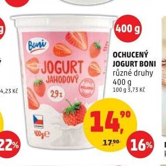 OCHUCENÝ JOGURT BONI