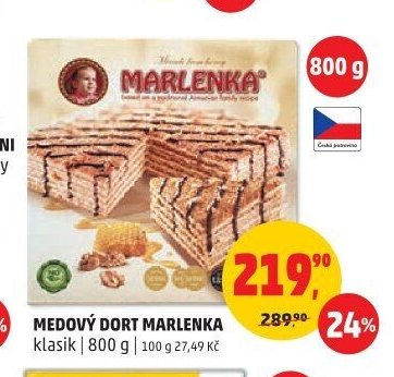 MEDOVÝ DORT MARLENKA