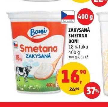 ZAKYSANÁ SMETANA BONI